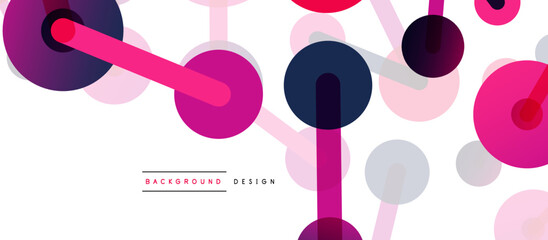 Network concept abstract background. Dots connection. Big data idea. Business template for wallpaper, banner, background or landing