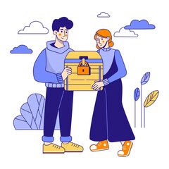 Couple worried about money security