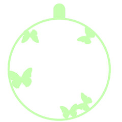 Watercolour ball, frame, wreath. Floral design. Wedding, birthday, celebration template.