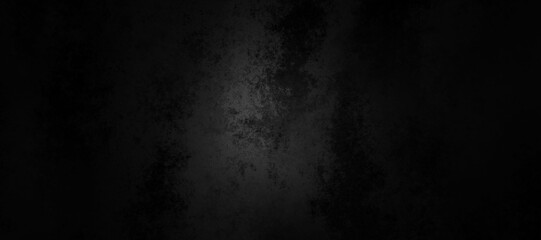 black old wall cracked concrete background / abstract black texture, vintage old background