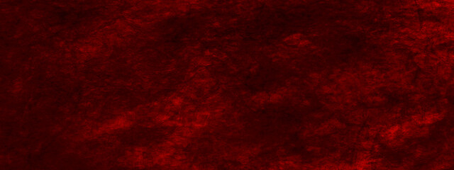 Dark red concrete wall grunge backdrop texture background for Valentines, Christmas Design Layout. Dark color, Chalkboard. Concrete Art Rough Stylized Texture.