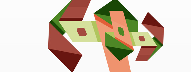 Abstract line and triangle background. Creative geometric abstract backdrop. Business template for wallpaper, banner, background or landing