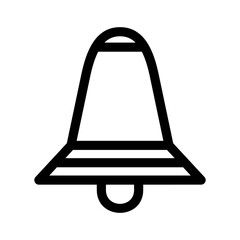 bell icon or logo isolated sign symbol vector illustration - high quality black style vector icons
