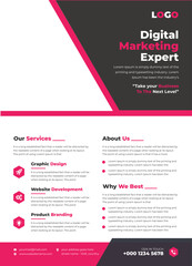 Corporate and Business Flyer template design