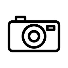 camera icon or logo isolated sign symbol vector illustration - high quality black style vector icons
