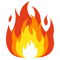 fire and flames vector design