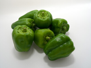 Bell pepper on white background