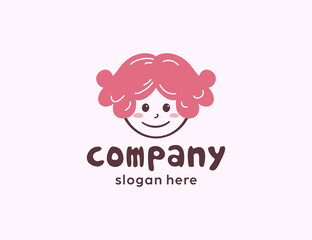 Cute food doodle sticker with a white border set vector