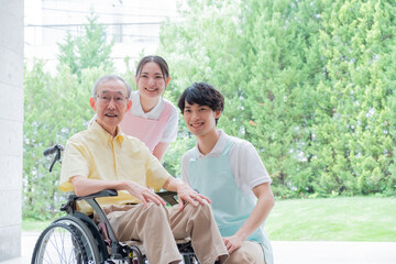 Fototapeta premium 介護シーン