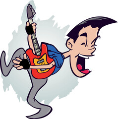 rock man and music show