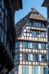 Obraz premium typical village in Alsace, France
