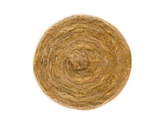  dryround bale isolated on white background