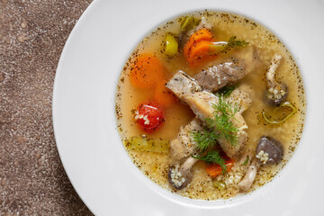Fish soup Ukha