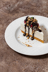 Bird's milk cake with berries