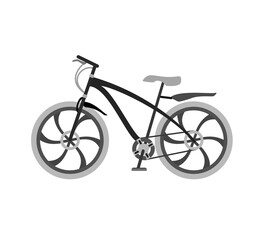 sports bike,  illustration on a white background. The concept of a mountain sports bike in vector