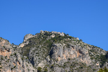 Eze Village view from Eze-Sur-Mer, South of France