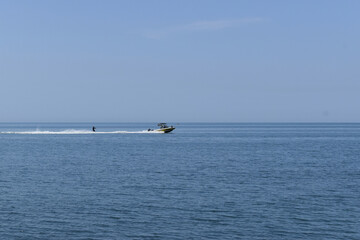 boat on the sea