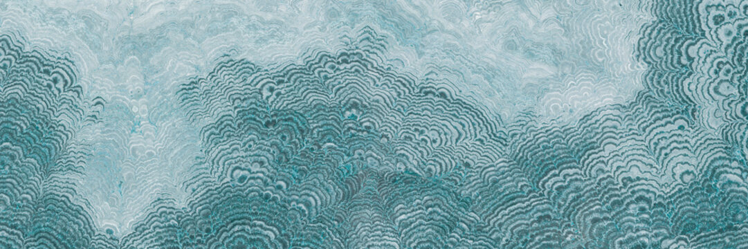 Turquoise Abstract Background, Waves Pattern