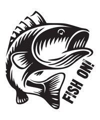 Fish Onis a vector design for printing on various surfaces like t shirt, mug etc. 