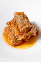 Cabbage rolls with rabbit