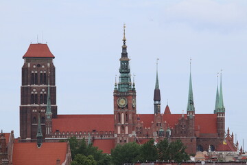 foofs and towers of the old town
