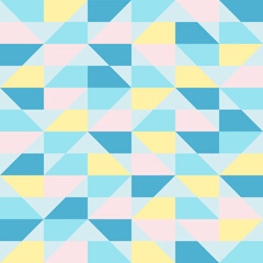 Retro style geometric pattern with a seamless texture