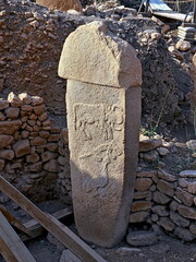 Göbeklitepe ancient stones, world oldest temple