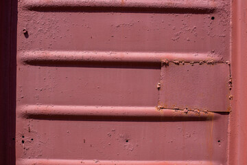 Red grunge old metal background