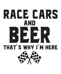 Obraz premium Fast Cars Beer Race Day is a vector design for printing on various surfaces like t shirt, mug etc.
