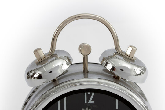 alarm clock isolated on a white background