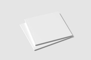 Square Magazine Mockup Cover

