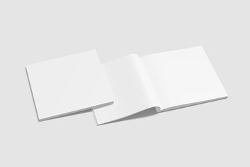 Square Magazine Mockup
