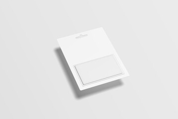 Gift Card With Hanging Gift Card Mockup