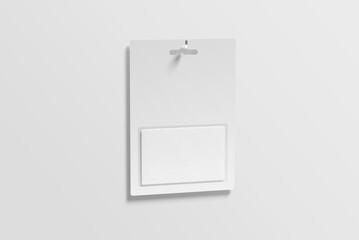 Gift Card With Hanging Gift Card Mockup
