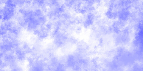 Abstract background with violet sky with clouds, neon dramatic background.  Dye Blue Watercolor background. Light grey bubbly cloud patterns and textures watercolor background. paper texture design .