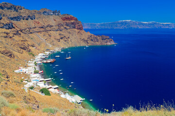 Wunderschöne Insel Santorini, Griechenland