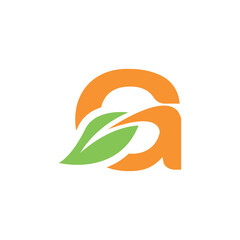 Leaf Patterned Letter G Logo