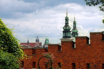 Cracow, Poland - Wawel Castle on Wawel Hill in the town center