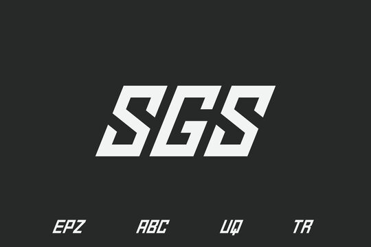 SGS logo and sports logo template