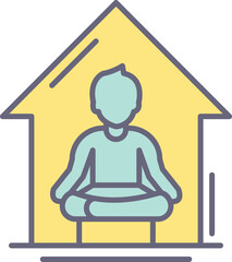 Yoga At home Icon