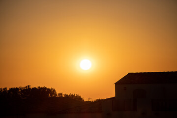 Sunrise in Aigues-Mortes Camargue France