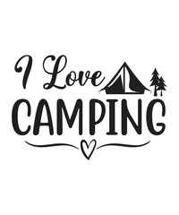 camping t shirt, design 