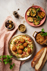 Falafel and hummus bowl