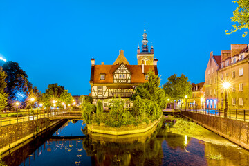 The Miller's Guild House in the evening - Gdansk, Poland