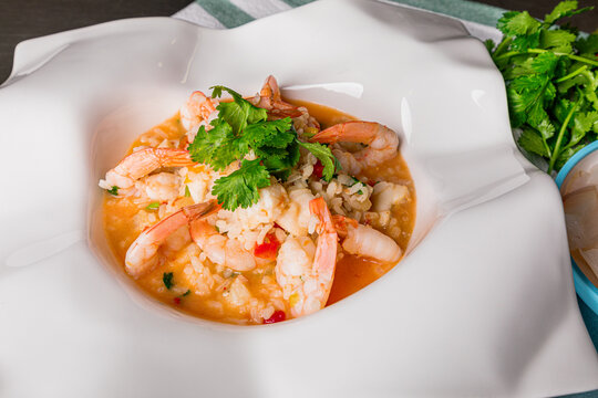 Arroz de Tamboril e Camar&atilde;o