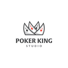 Obraz premium Poker King Logo