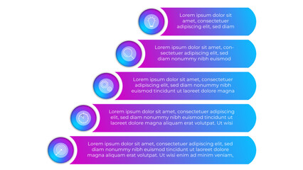 Step Infographics vector Illustration, Creative Infographics object vector.