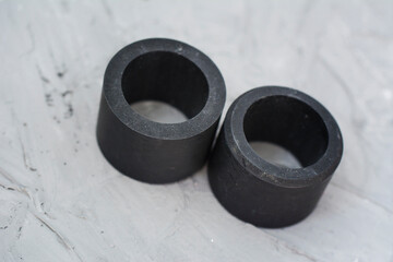 Black industrial polyurethane bush spare parts