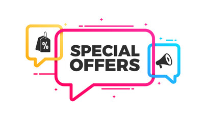 Special Offers Label for Shopping Advertising