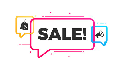 Sale Label for Shopping Advertising